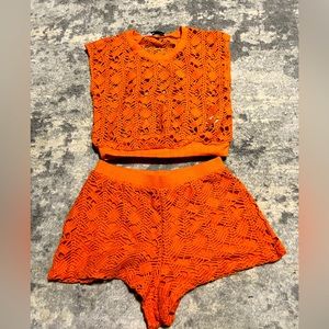 Two pc shorts set
